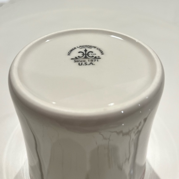 HOMER LAUGHLIN COFFEE CUP RED EUC - Picture 3 of 3